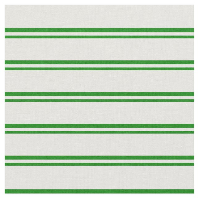 Tecido Padrão verde e branco em striping/linkagem (Detalhe)