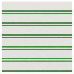 Tecido Padrão verde e branco listrado/alinhado