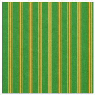 Tecido Padrão Verde e Laranja Colorido Vinculado/Striped