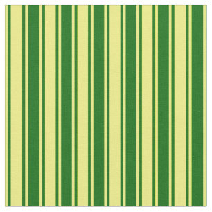 Tecido Padrão Verde Escuro e Amarelo de Faixa