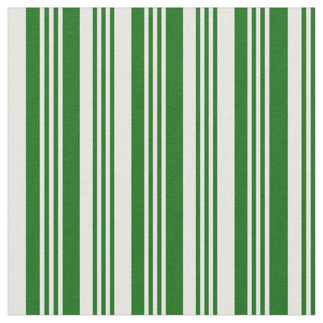 Tecido Padrão Verde Escuro e Branco Vinculado (Detalhe)