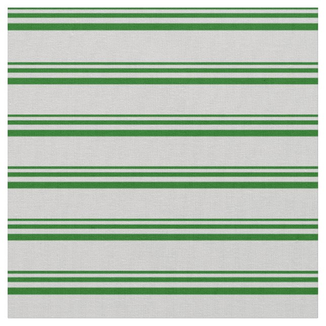 Tecido Padrão verde escuro e Cinza clara riscado (Detalhe)