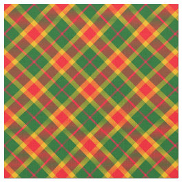 Tecido Padrão verde Grunge de Xadrez inclinada inspirado 