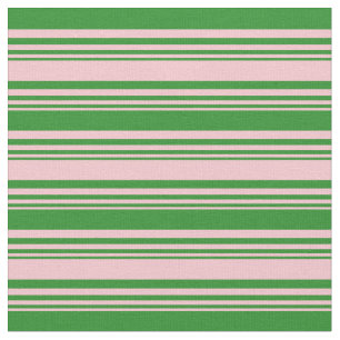 Tecido Padrão Verde Rosa e Floresta