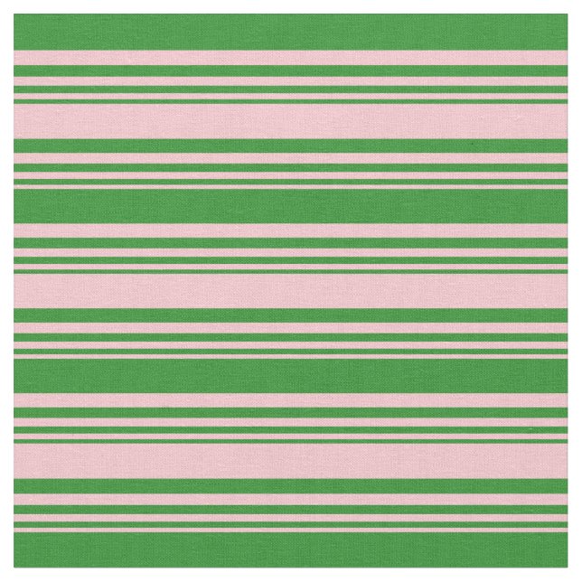 Tecido Padrão Verde Rosa e Floresta (Detalhe)