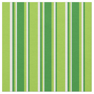 Tecido Padrão verde, verde florestal e branco riscado/ali