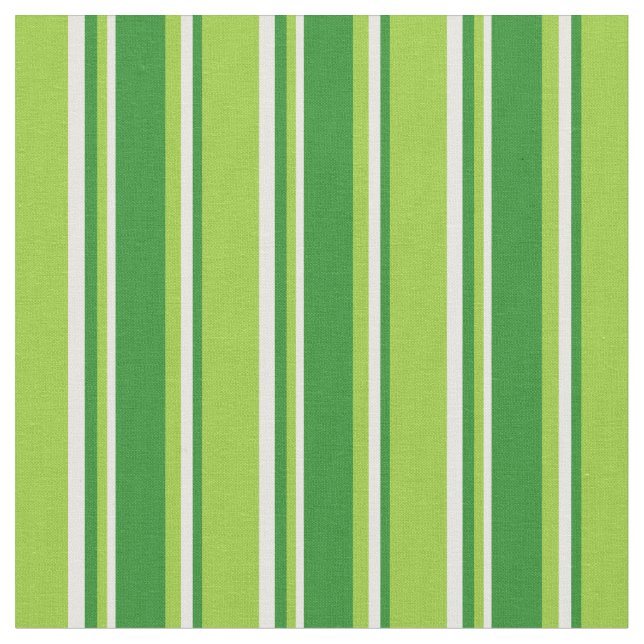 Tecido Padrão verde, verde florestal e branco riscado/ali (Detalhe)