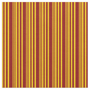 Tecido Padrão vermelho-amarelo-escuro-listrado/alinhado
