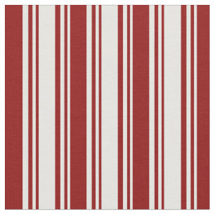 Tecido Padrão vermelho branco e escuro