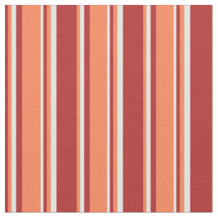 Tecido Padrão vermelho, coral e ciano claro com cor de ro
