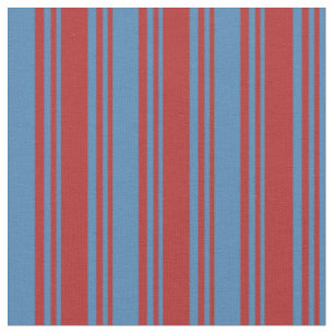 Tecido Padrão Vermelho e Azul de Stripes