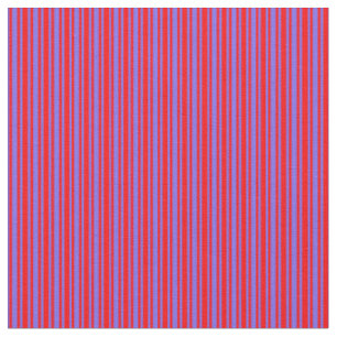 Tecido Padrão Vermelho e Azul Secundário Médio Striped/Li