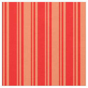 Tecido Padrão vermelho e coral