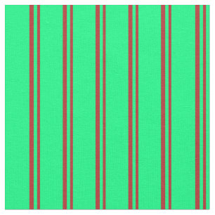 Tecido Padrão vermelho e verde colorido alinhado/striptea