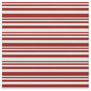 Tecido Padrão Vermelho Escuro e bege Striped/Links