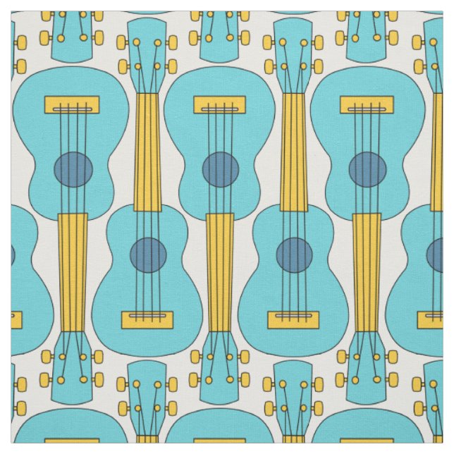 Tecido Padrão Vertical de Ukulele  (Modelo)