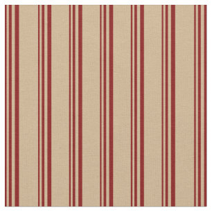 Tecido Padrão Vinculado a Maroon e Tan