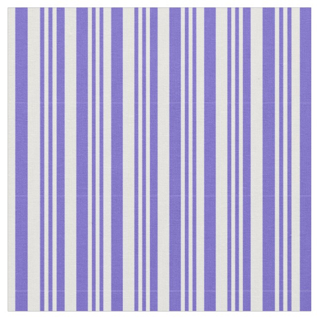 Tecido Padrão Vinculado com Cor de Azul e Creme de Casa (Detalhe)
