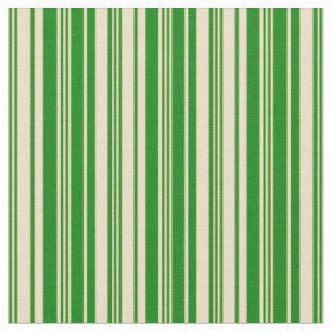 Tecido Padrão Vinculado de Cor Verde e Tan