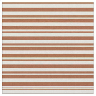 Tecido Padrão Vinculado de Siena e Beige