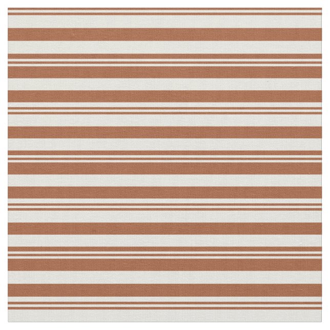 Tecido Padrão Vinculado de Siena e Beige (Detalhe)