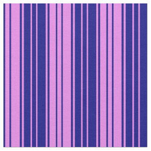 Tecido Padrão Violet & Blue Striped/Lined