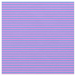 Tecido Padrão violeta e azul de Cornflower/striped