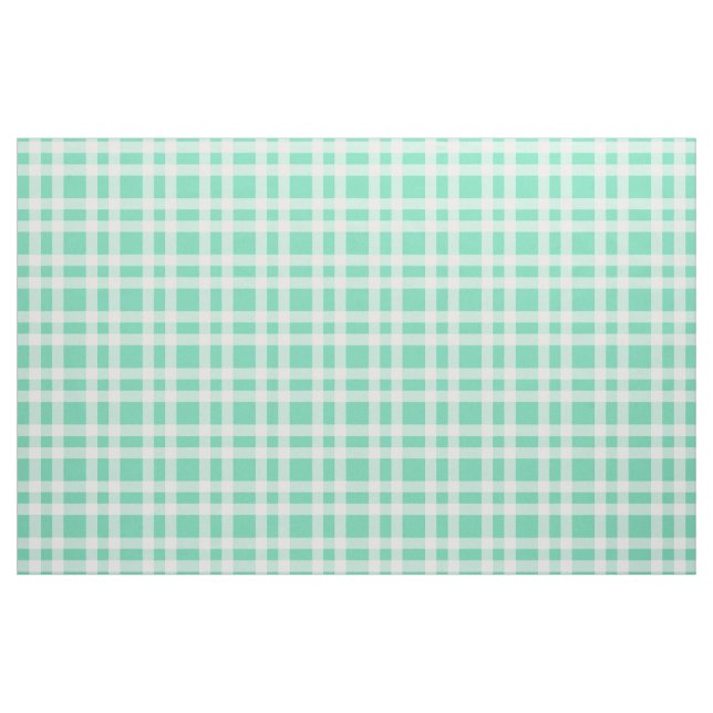 Tecido Padrão Xadrez Branco Aquamarine (Jarda)