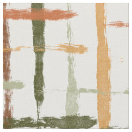 Tecido padrão xadrez de aquarela com linhas caóticas