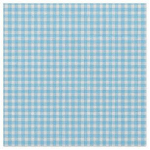 Tecido Padrão Xadrez Gingham Azul Céu Claro