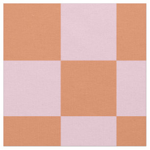 Tecido Padrão Xadrez Rosa e Vermelho