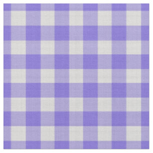 Tecido Padrão Xadrez Roxo Médio