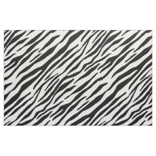 Tecido padrão zebra impressão animal preto e branco