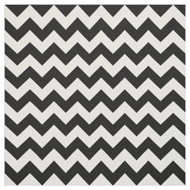Tecido Padrão Zigzag preto e branco, padrão Chevron (Modelo)