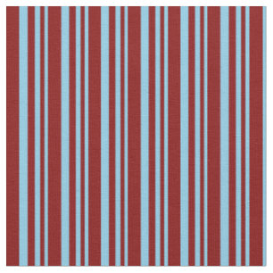 Tecido Padrões com Cor Azul Céu e Marrom Striped/Links