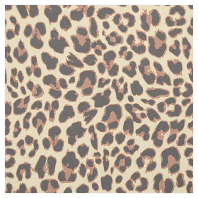 Tecido Padrões da pele animal do impressão do leopardo (Modelo)