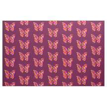 Padrões de borboletas em vinho tinto