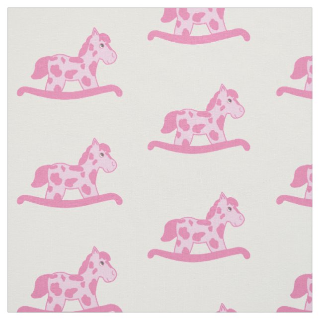 Tecido Padrões de Cavalo Fogueiro Cor-de-Rosa Bonito em B (Modelo)