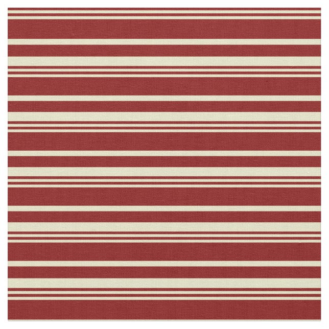 Tecido Padrões de Goldenho Maroon e Pálido de Stripes (Detalhe)