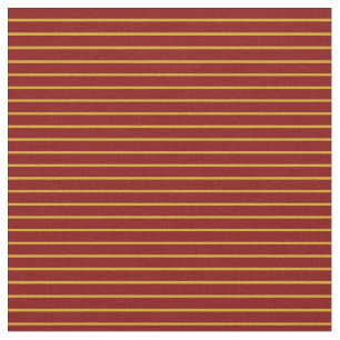 Tecido Padrões de Goldenrod e Maroon Vinculados/Striped