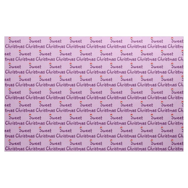 Tecido Padrões de Natal Doce (Fat Quarter)