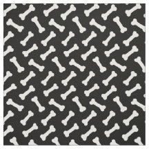 Padrões de ossos em forma de grão preto e branco