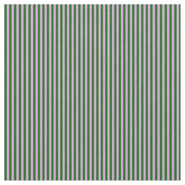 Tecido Padrões de riscas com cor verde escura e ameixa (Detalhe)