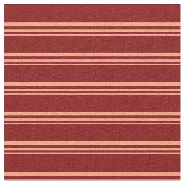 Tecido Padrões de Stripes de Salmão Claro e Maroon (Detalhe)