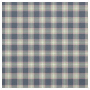 Tecido Padrões de Tartan Azul Azul-escuro Rosa