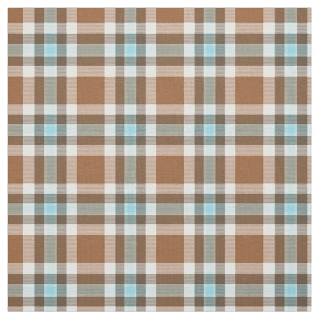 Tecido Padrões de Tartan Azul Turquesa Escuro (Modelo)