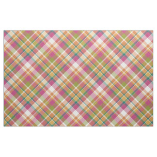 Tecido Padrões de Tartan da Xadrez de Verão da Retro Vint
