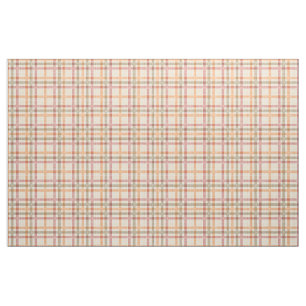 Tecido Padrões de Tartan Verde-oliva-laranja
