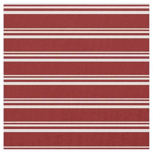 Tecido Padrões Leve Amarelo e Maroon Striped/Links (Detalhe)