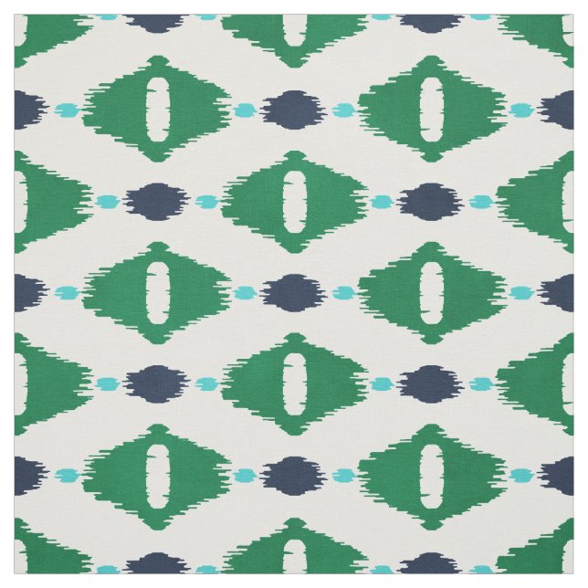 Tecido padrões tribais de ikat verde-claro (Modelo)